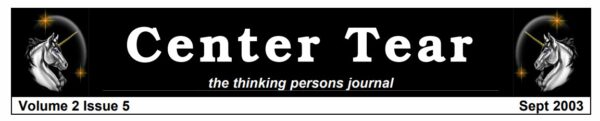 Center Tear Magazine Volume 2 Issue 5 Sept 2003