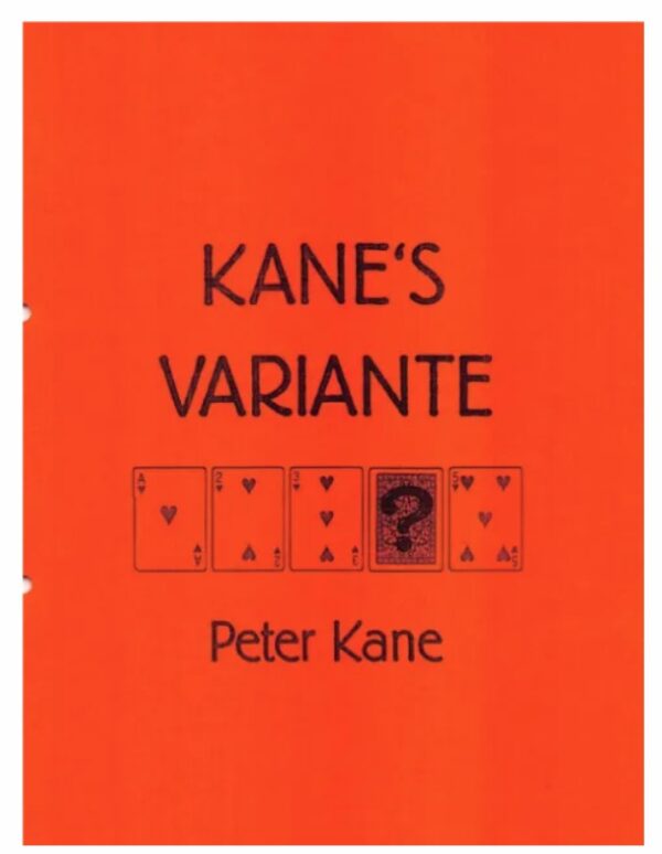 Kane's Variant by Peter Kane (German) (PDF)