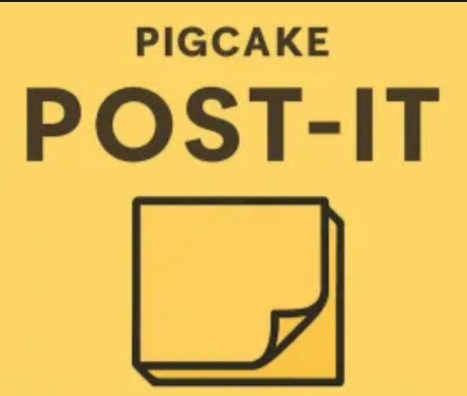 Pigcake - Post-it.