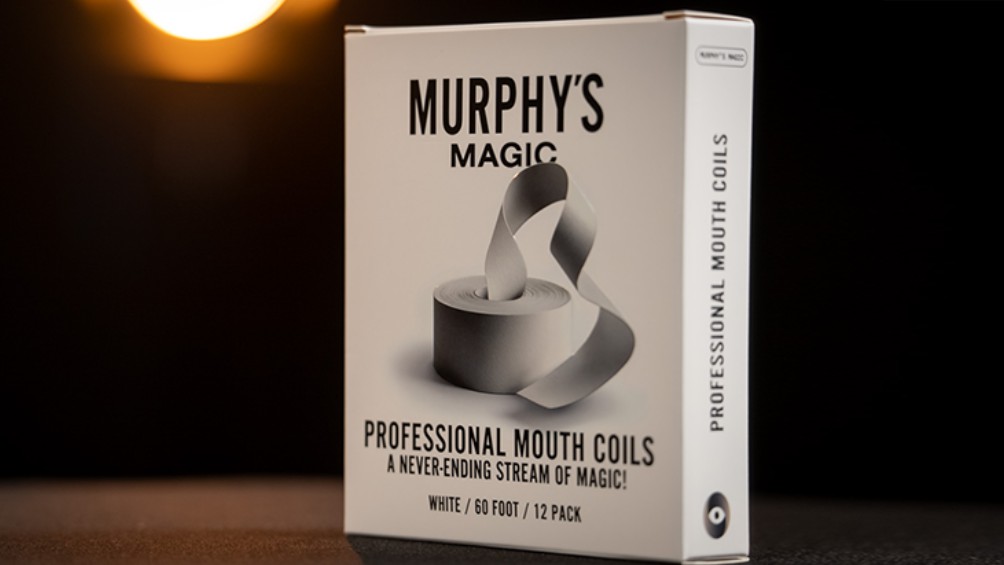 Professional Mouth Coils 60ft white (12pk) by Murphy's Magic