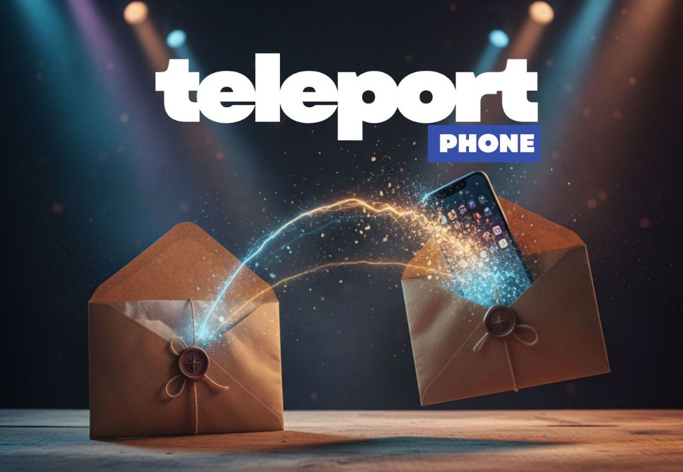 Teleport phone by Maks Berestnev