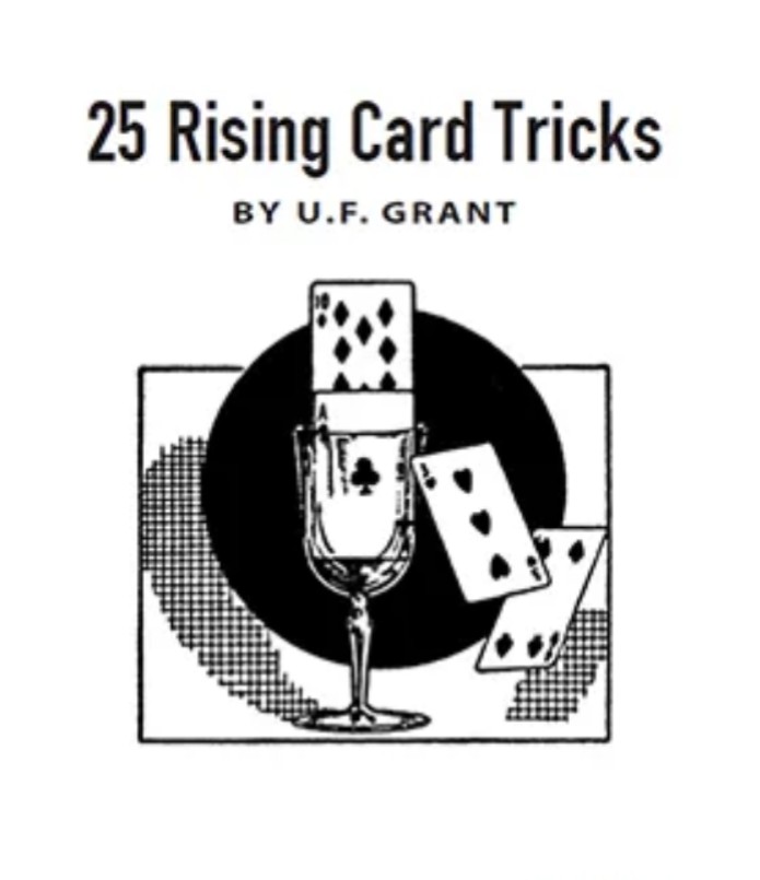 25 Rising Card Tricks by UF Grant (trickshop version).