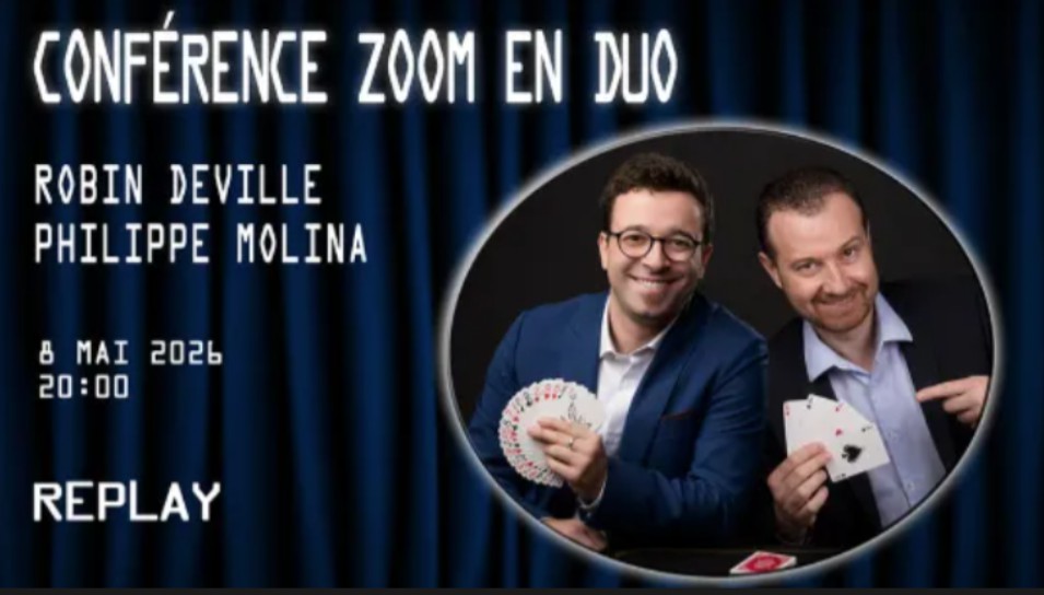 Conference ZOOM en duo avec Robin Deville and Philippe Molina