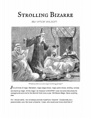 Strolling Bizarre by Vincent Wilson.