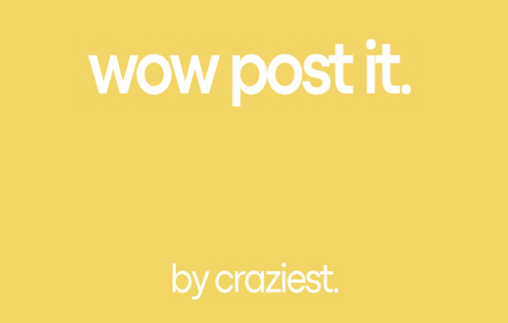 WOW Post-it by Craziest.