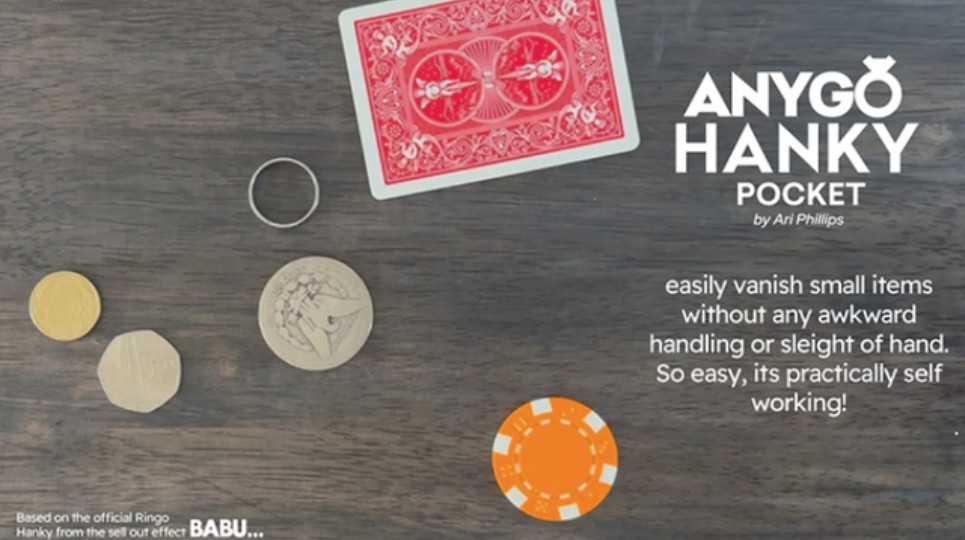 ANYGO HANKY POCKET by Grum Hancrafted and Ari Phillips.