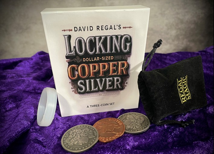 David Regal's Locking DOLLAR-SIZED Copper Silver.