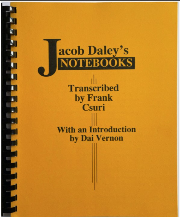 Dr Jacob Daleys - Notebooks