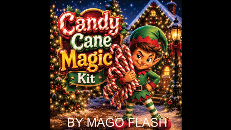 Candy Cane Magic Kit by Mago Flash.