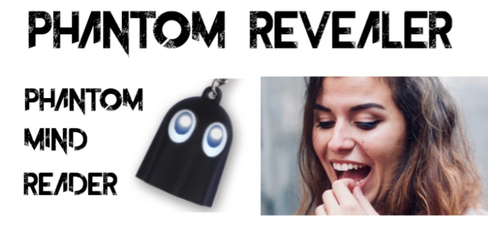 Phantom Revealer Keychain by MentalBrush.