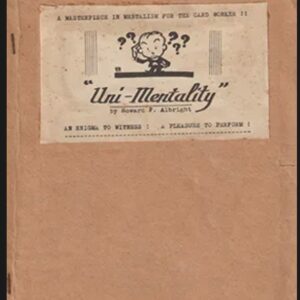 Uni-Mentality - Howard Albright (Tricks version).